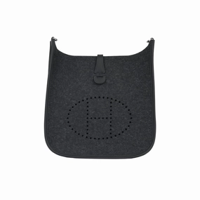 Herms Evelyne PM - Graphite Wool (NWT)