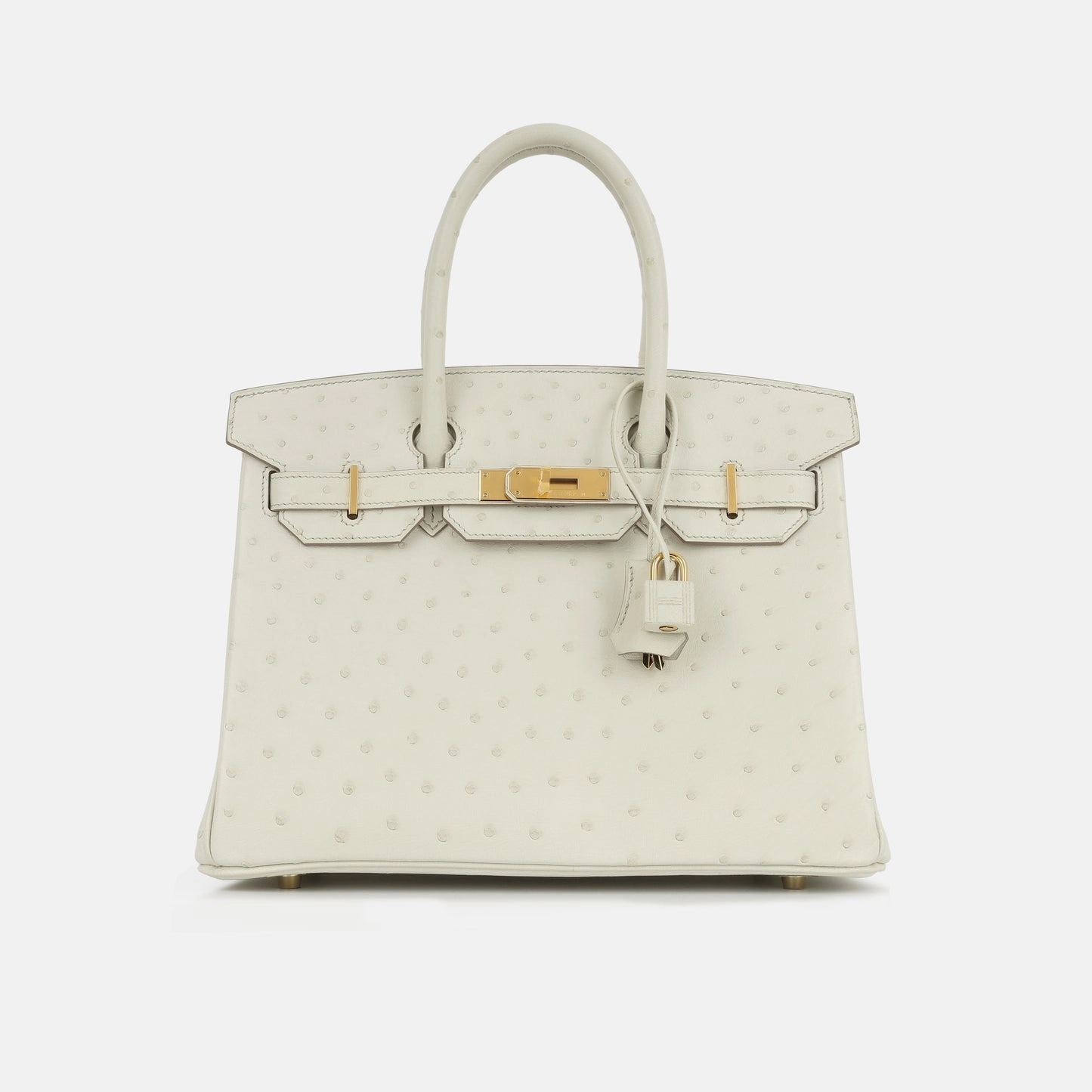 Herms Herms - Birkin 30 - Beton Ostrich GHW - 2024 - Brand New