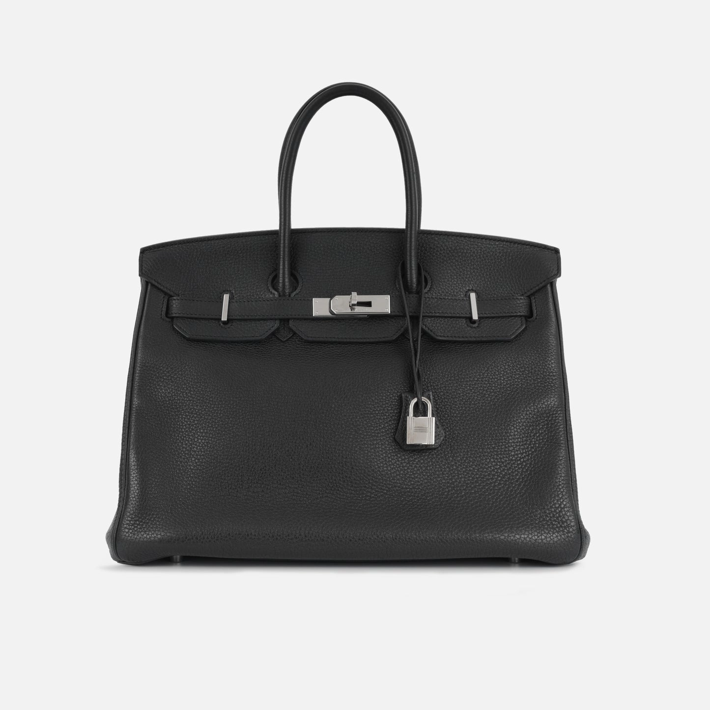 Herms Herms - Birkin 35 - Noir Clemence PHW - Pre-Loved - 2010