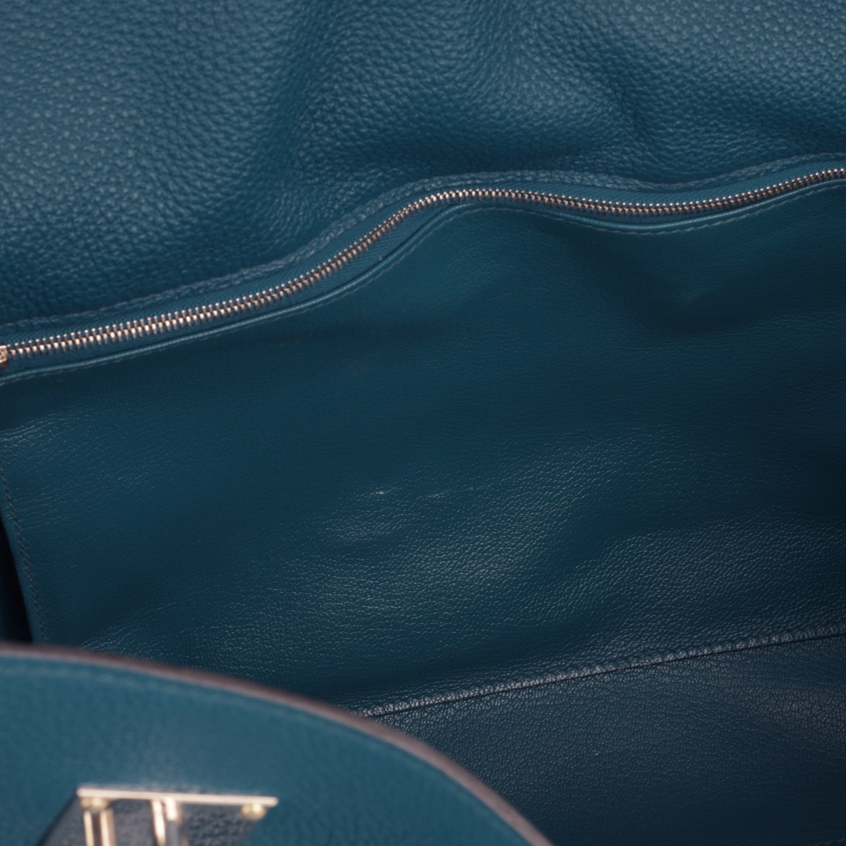 Herms Herms Kelly 50 Voyage - Bleu Cobalt
