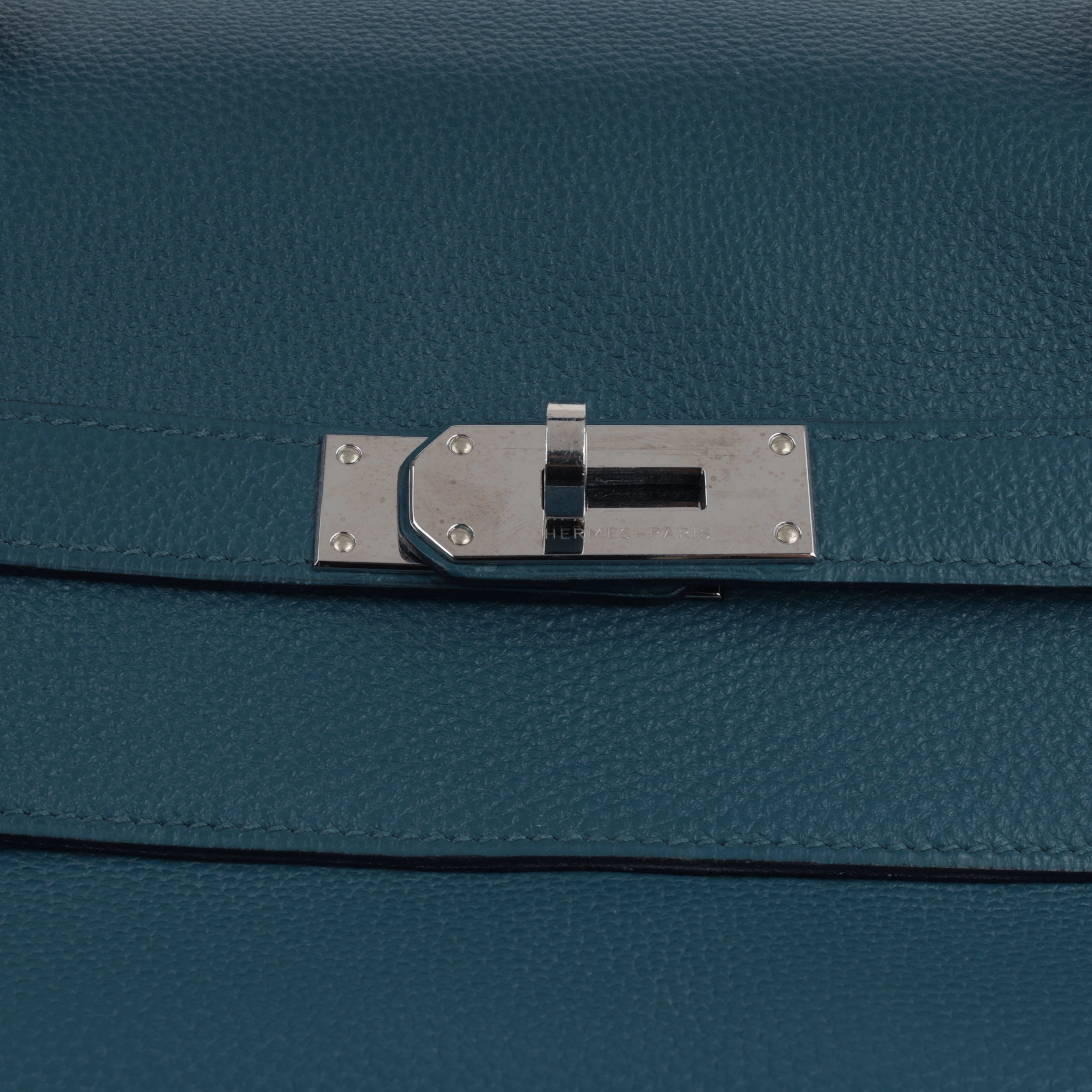 Herms Herms Kelly 50 Voyage - Bleu Cobalt