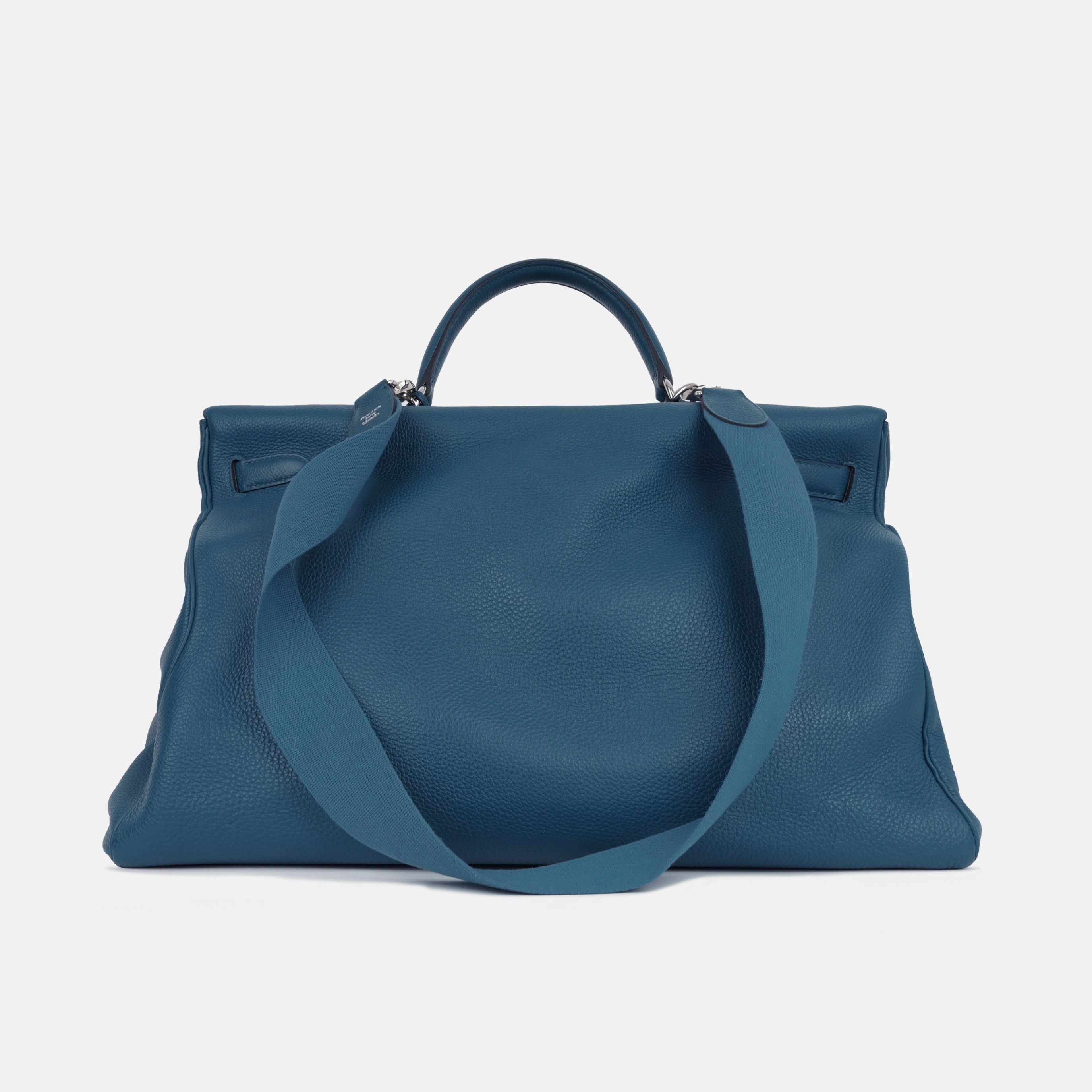 Herms Herms Kelly 50 Voyage - Bleu Cobalt