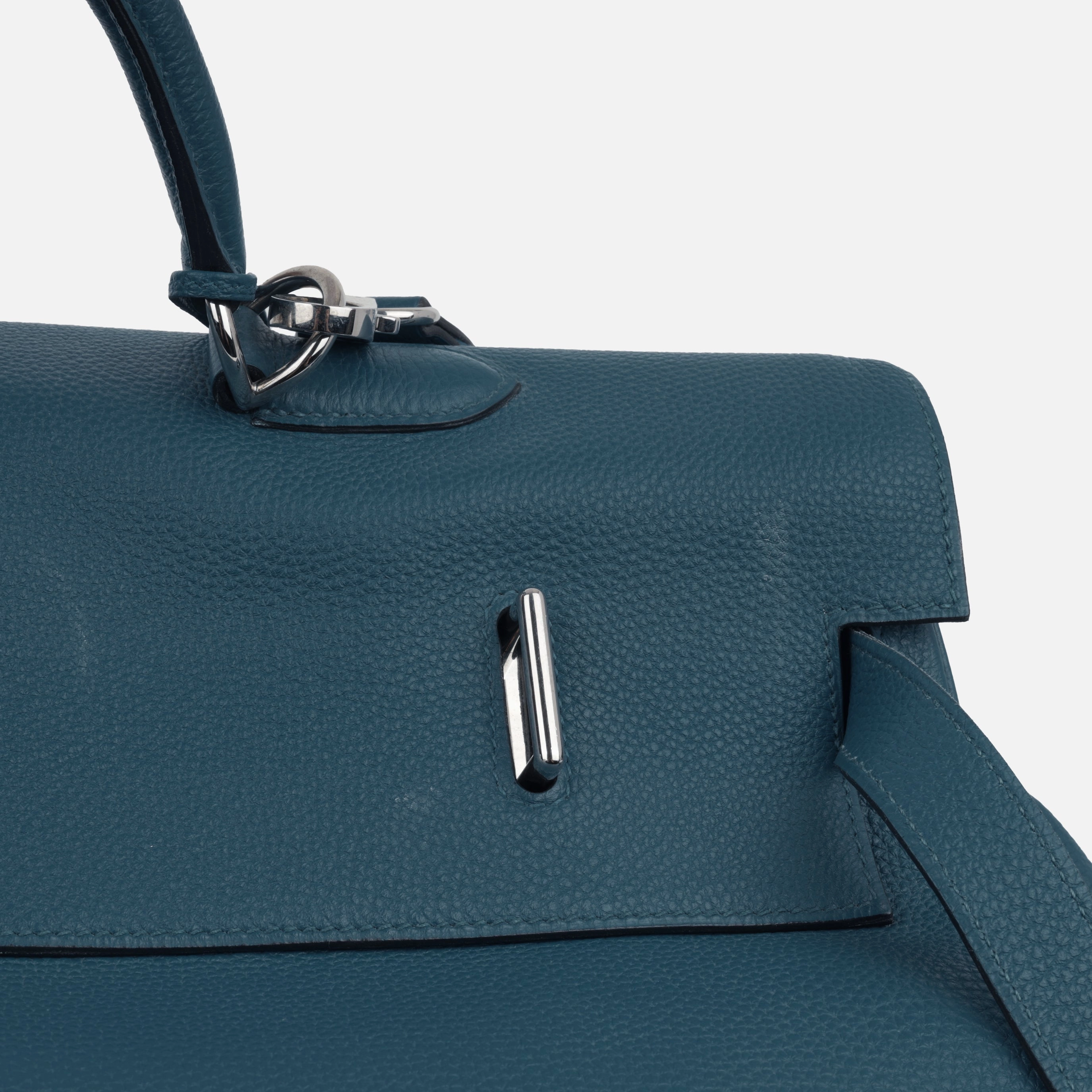 Herms Herms Kelly 50 Voyage - Bleu Cobalt