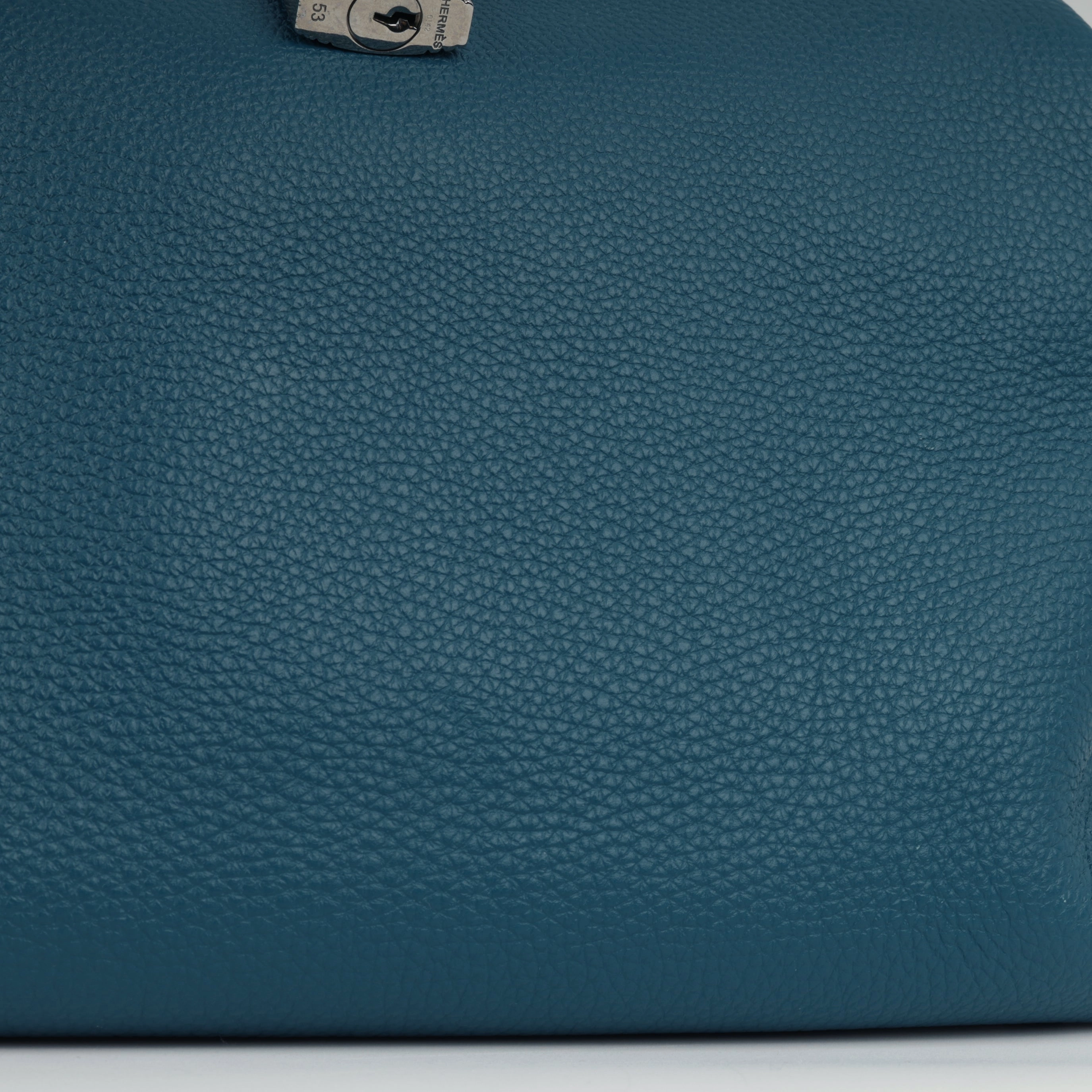 Herms Herms Kelly 50 Voyage - Bleu Cobalt