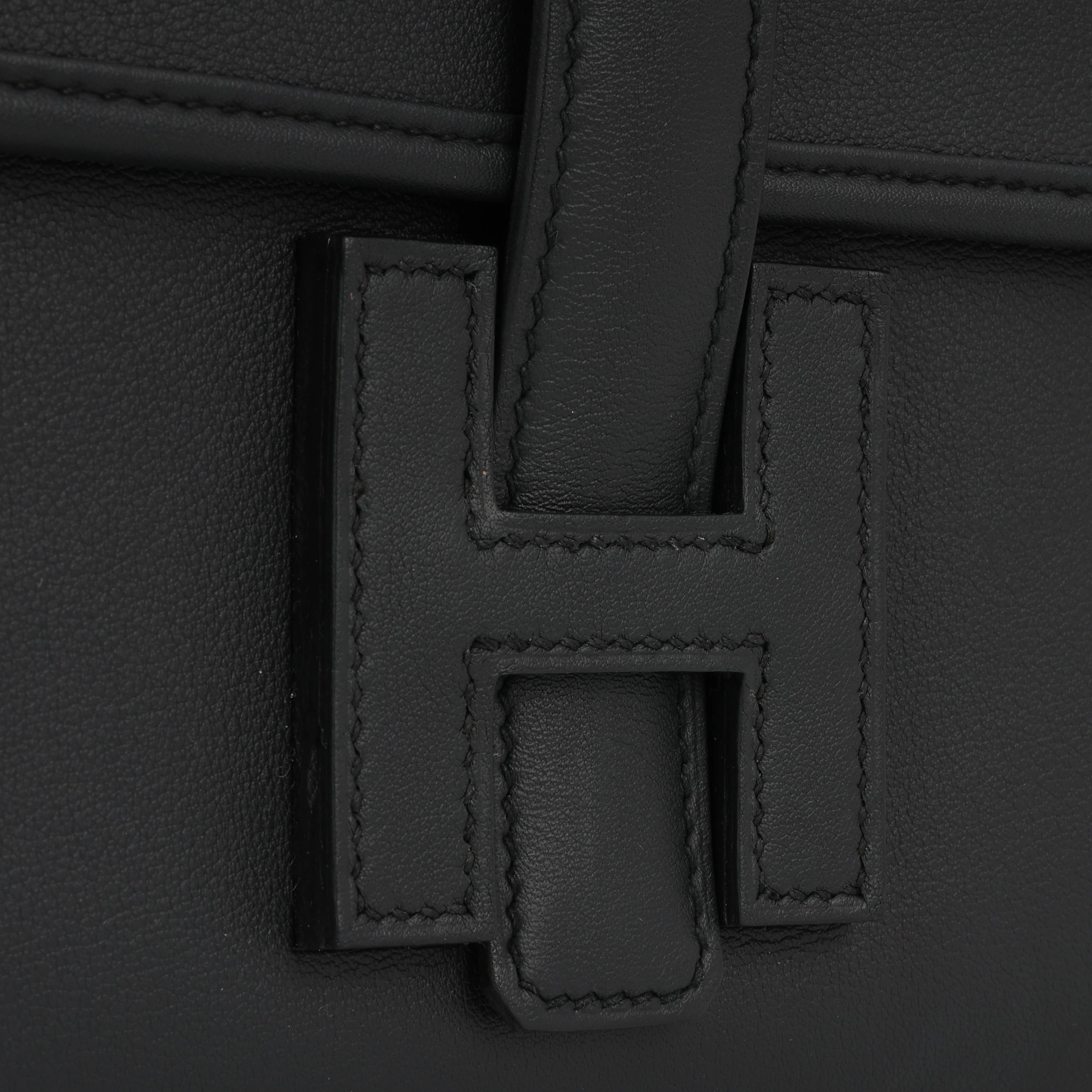 Herms Jige Clutch 29 - Bleu Nuit