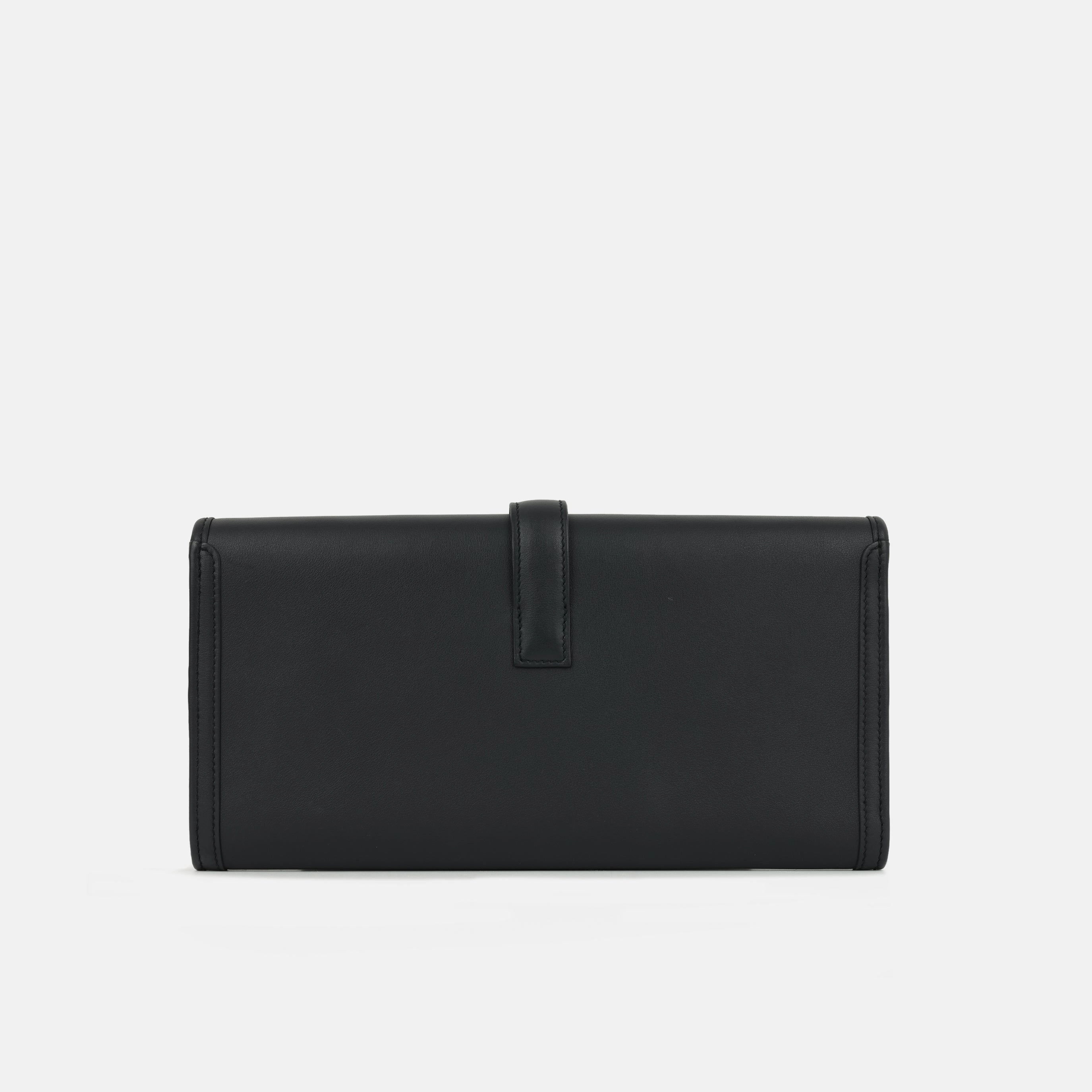 Herms Jige Clutch 29 - Bleu Nuit