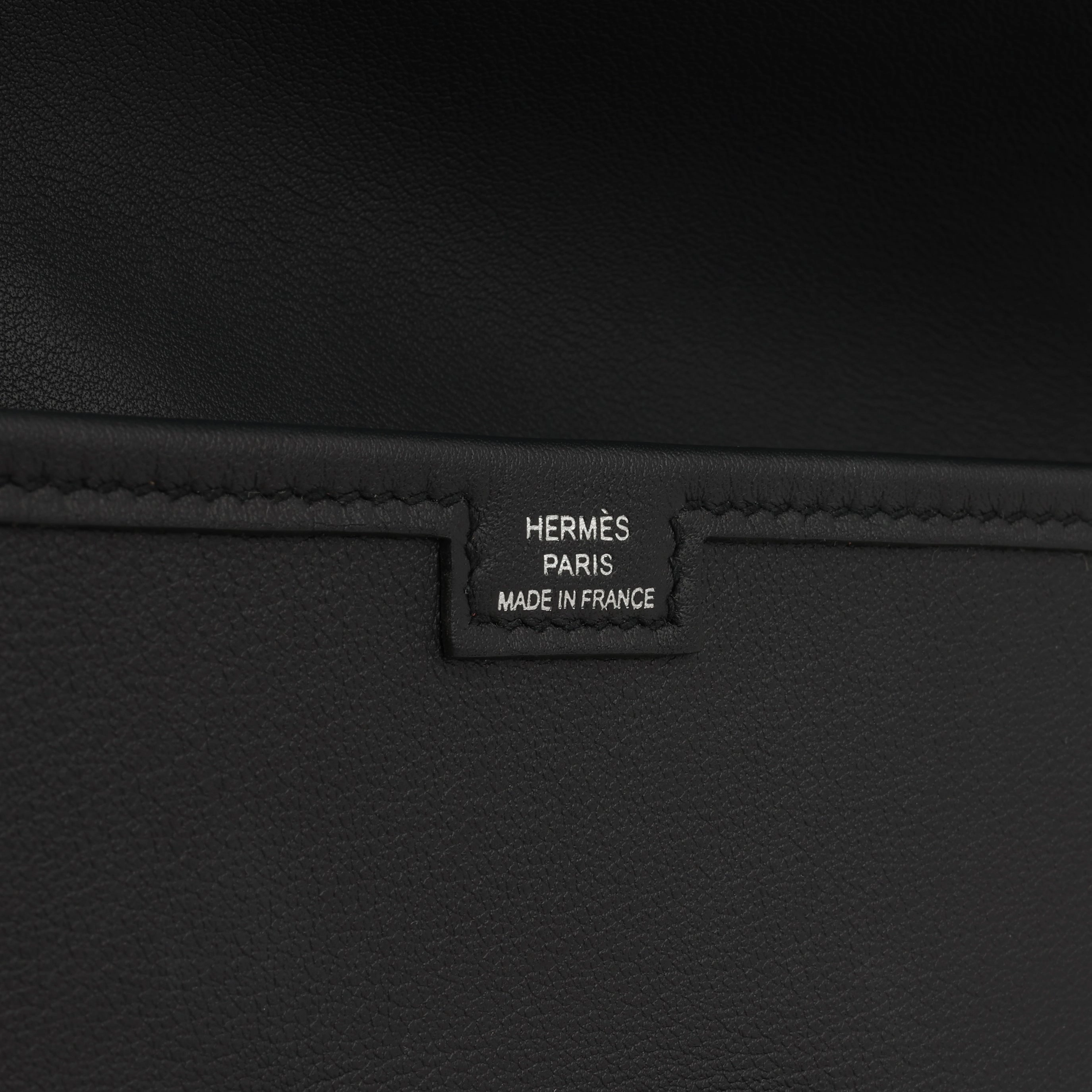 Herms Jige Clutch 29 - Bleu Nuit