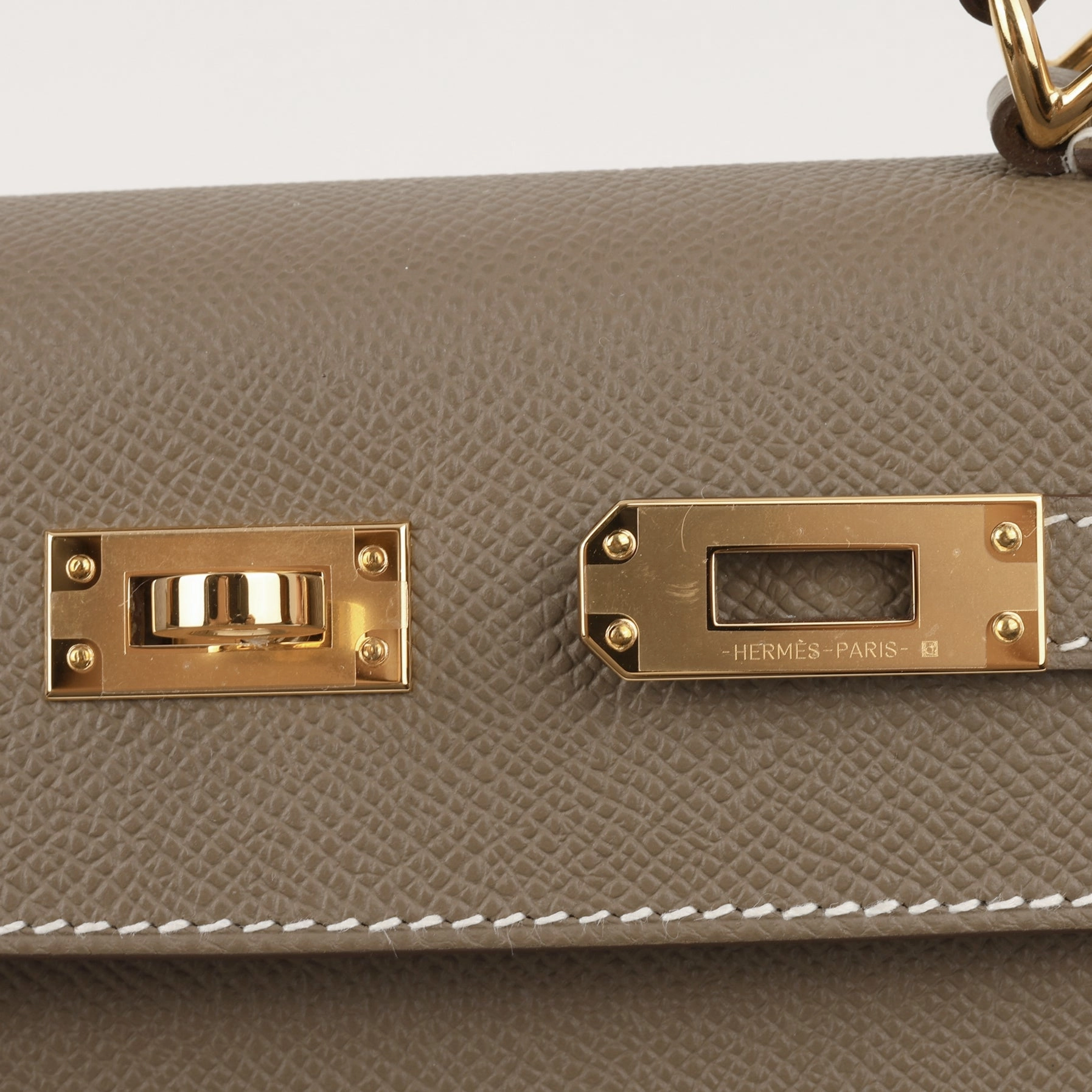 Herms Kelly 25 - Etoupe Epsom (NWT)