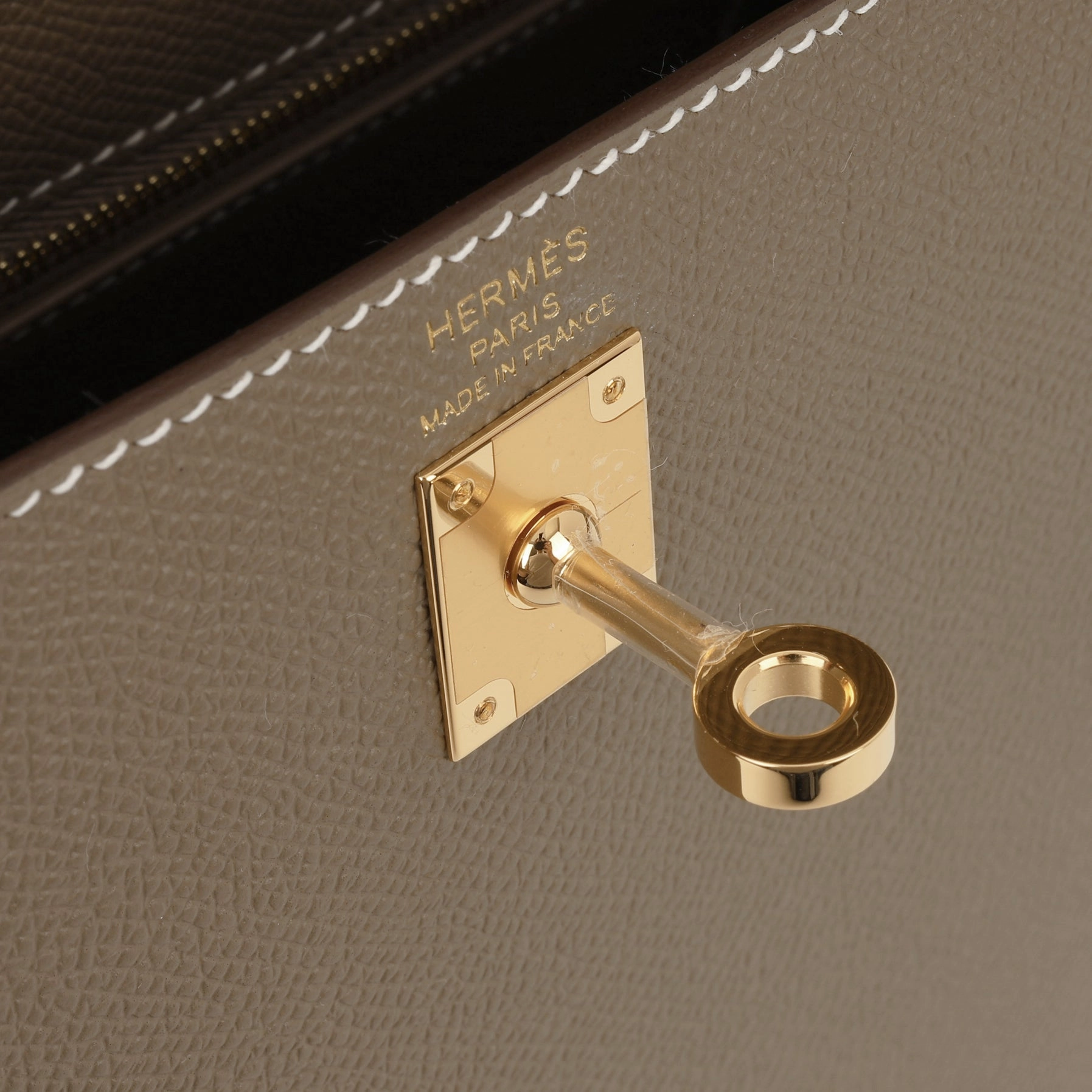 Herms Kelly 25 - Etoupe Epsom (NWT)