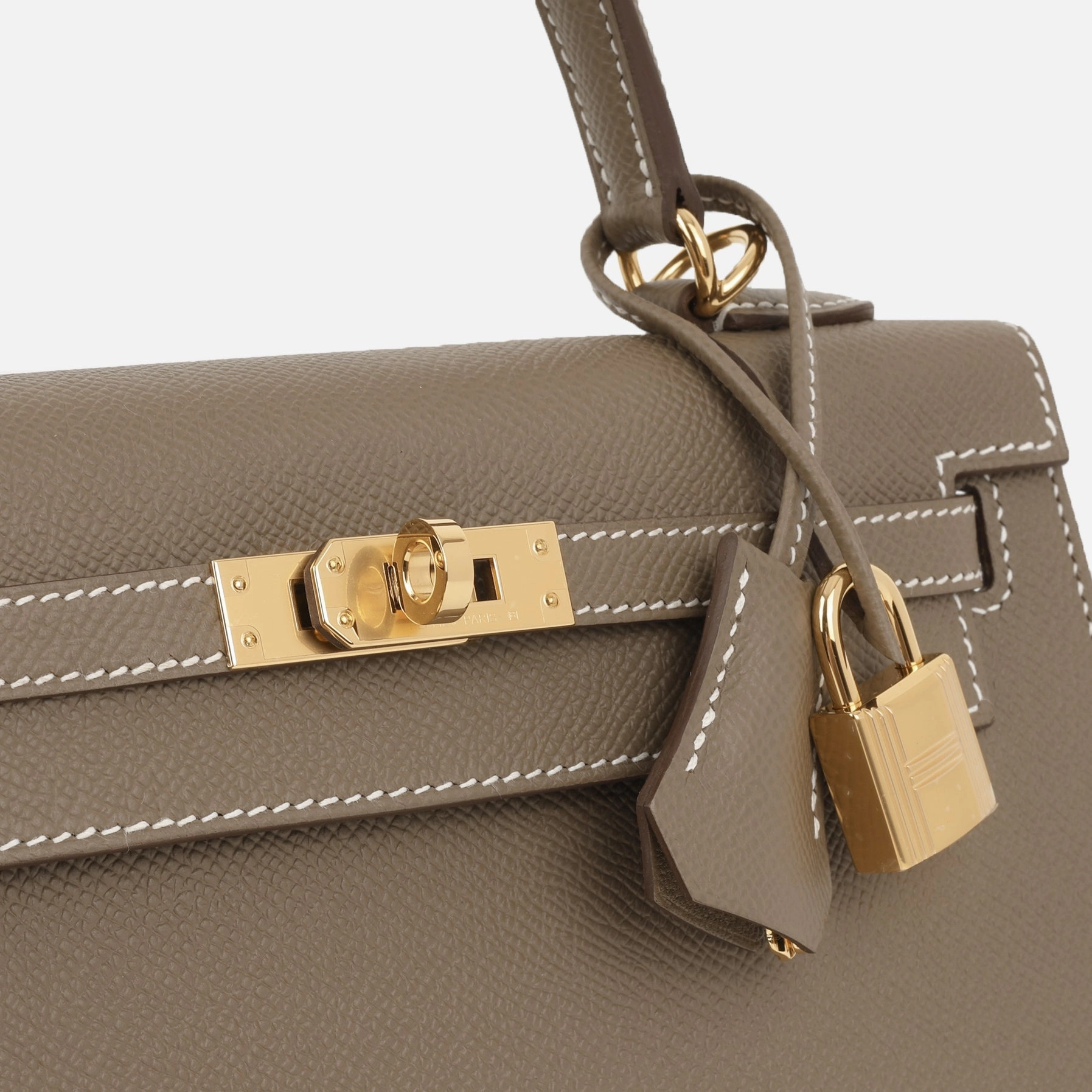 Herms Kelly 25 - Etoupe Epsom (NWT)