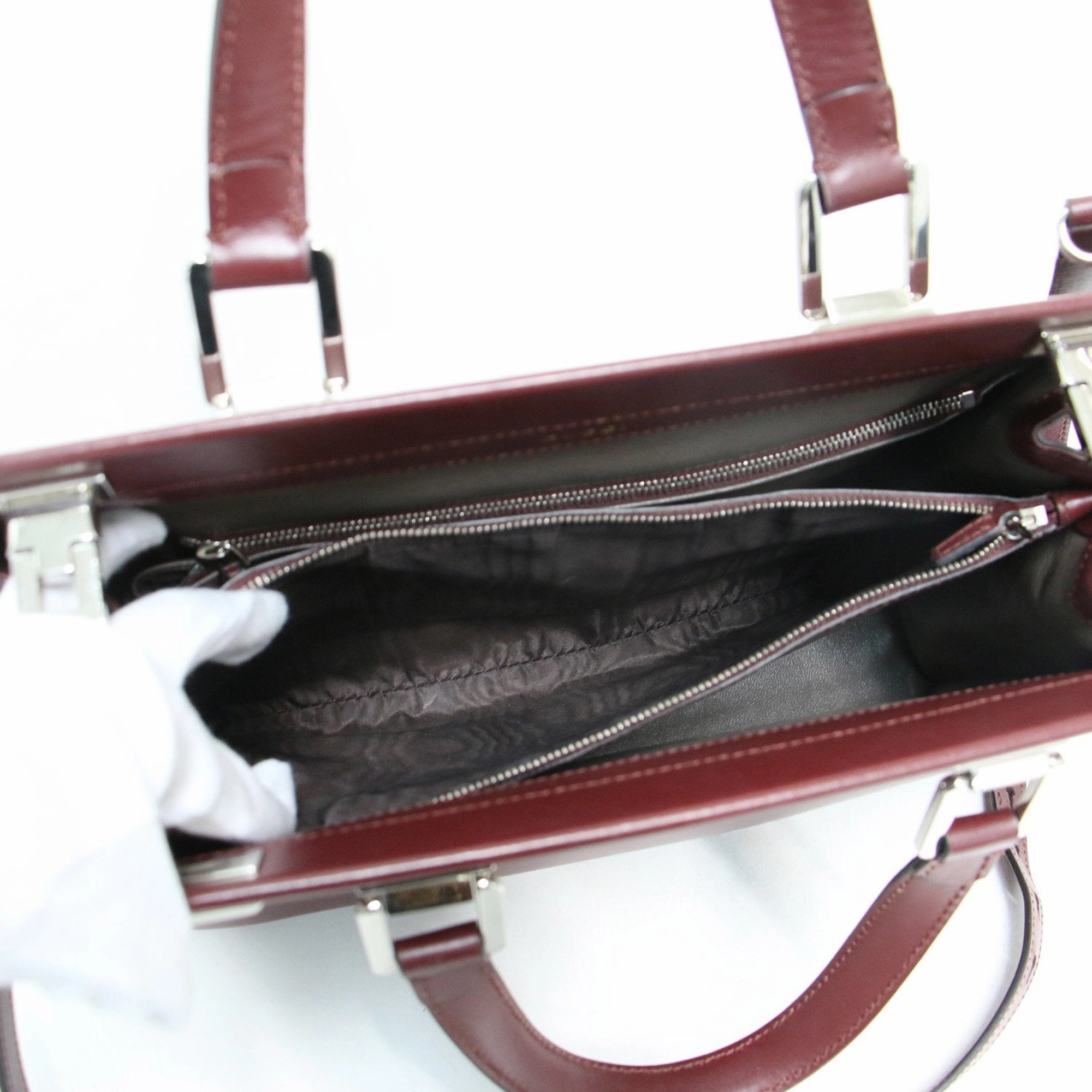 Horsebit 1955 Burgundy Leather Shoulder Bag