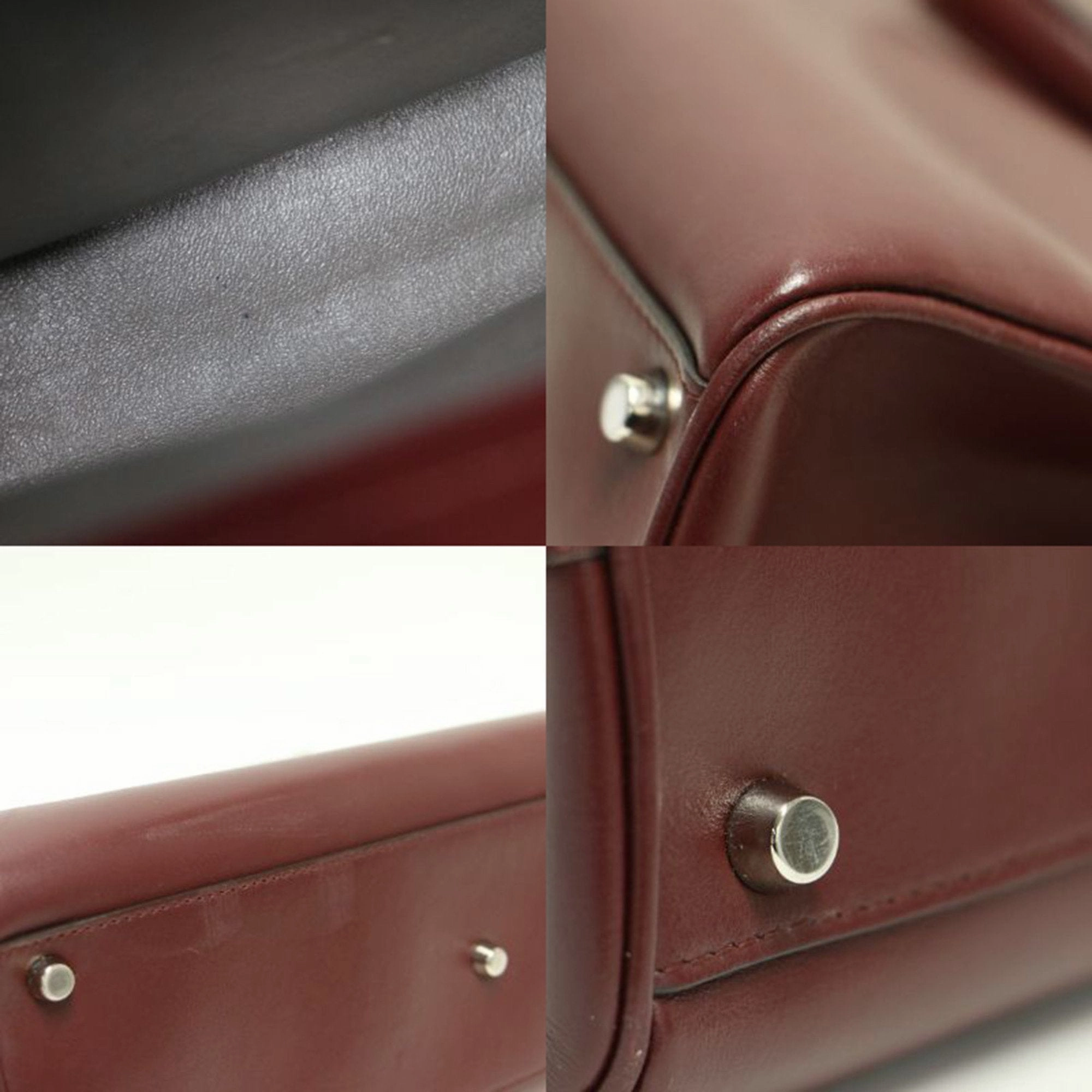 Horsebit 1955 Burgundy Leather Shoulder Bag