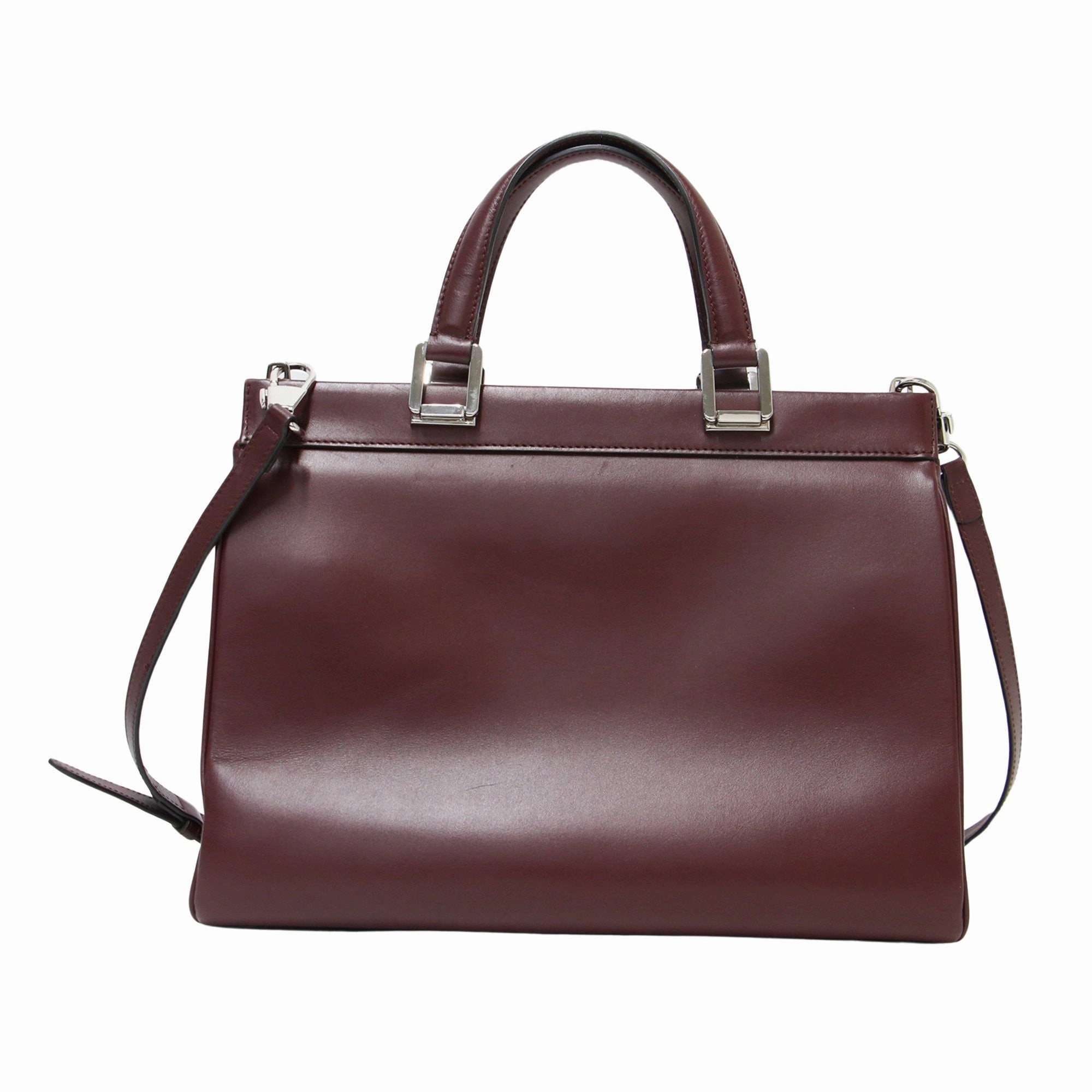 Horsebit 1955 Burgundy Leather Shoulder Bag