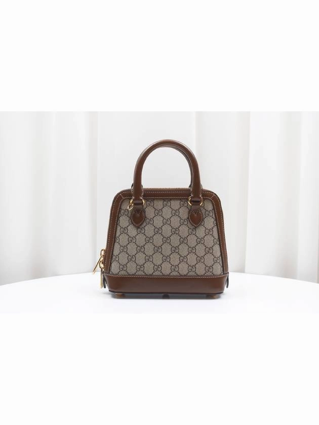 Horsebit 1955 Mini Top Handle Tote Shoulder Bag Brown 640716