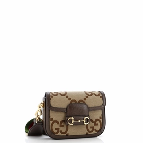 Horsebit 1955 Shoulder Bag Jumbo GG Canvas Mini