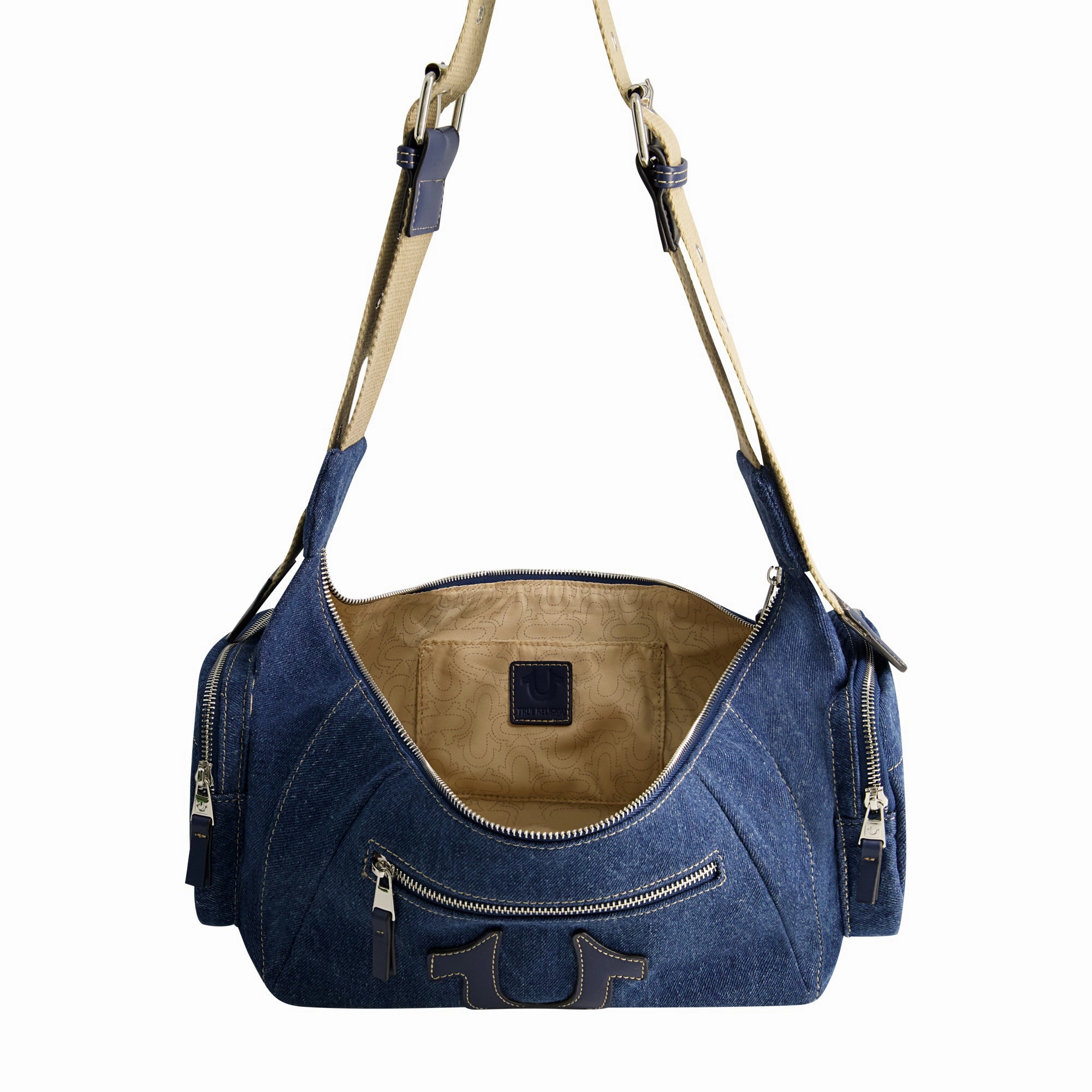HORSESHOE MOTIF SLOUCHY HOBO