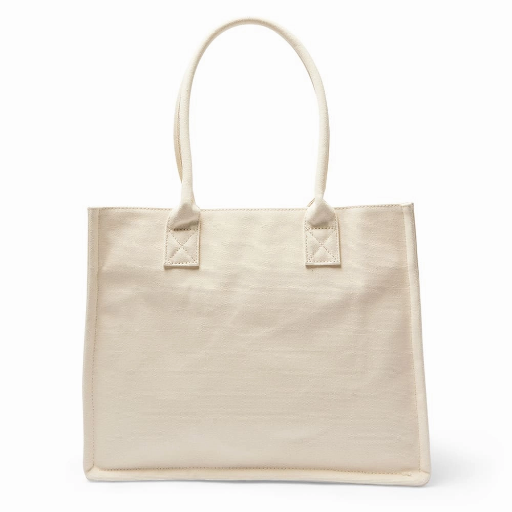 Hotel Tote in Ivory Multi Canvas