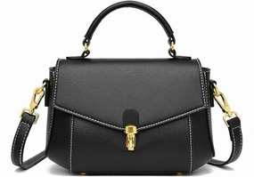 imeetu Genuine Leather Crossbody Bag for Women, Tote Bag Removable Shoulder Strap