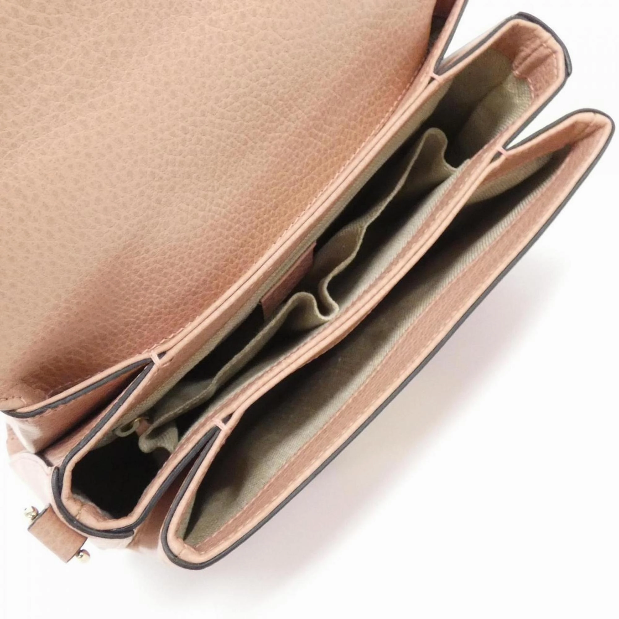 Interlocking G Leather Shoulder Bag