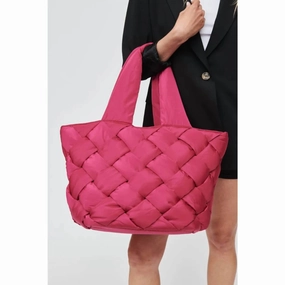 Intuition East West Tote In Magenta