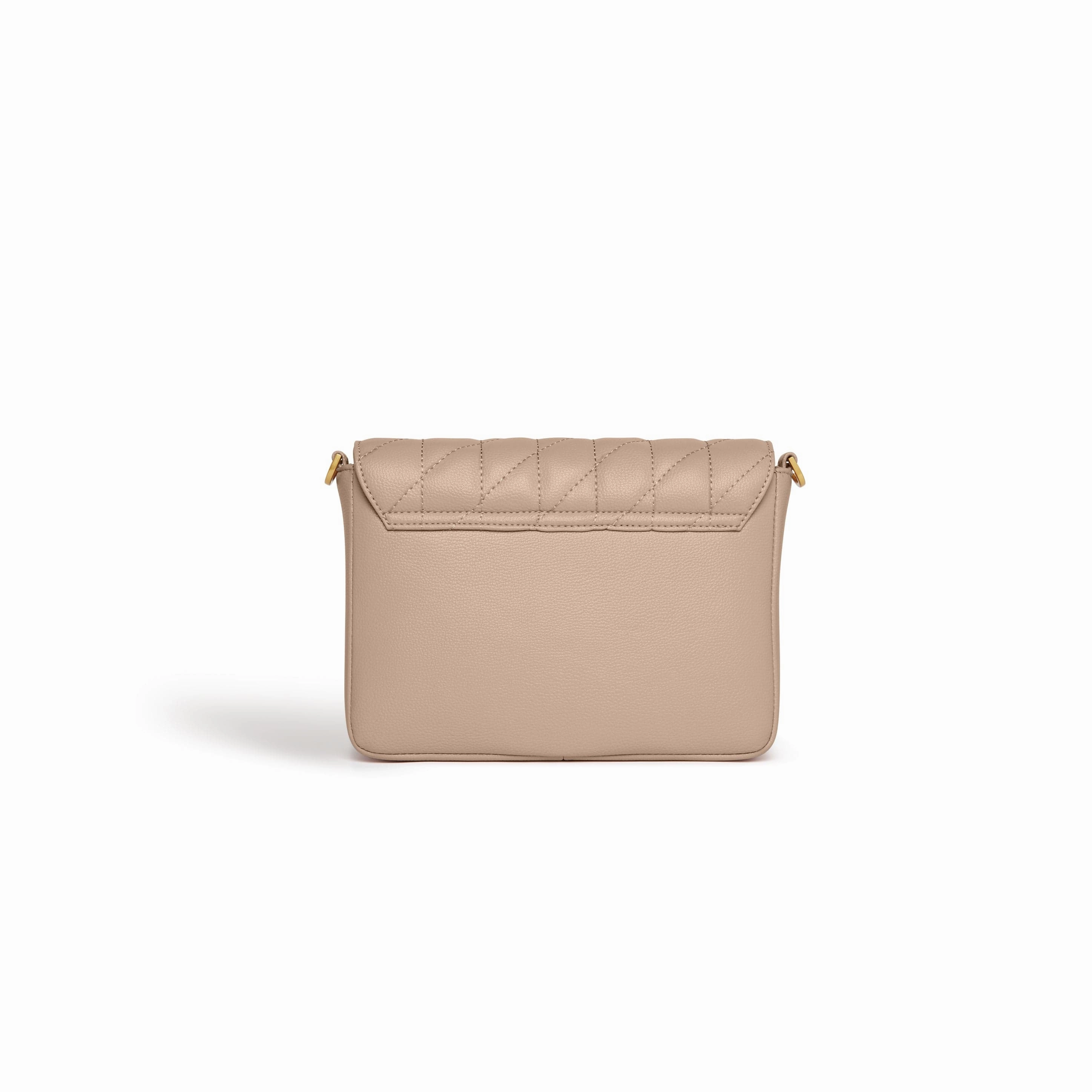 Iris Vegan Leather Shoulder Bag | Beige