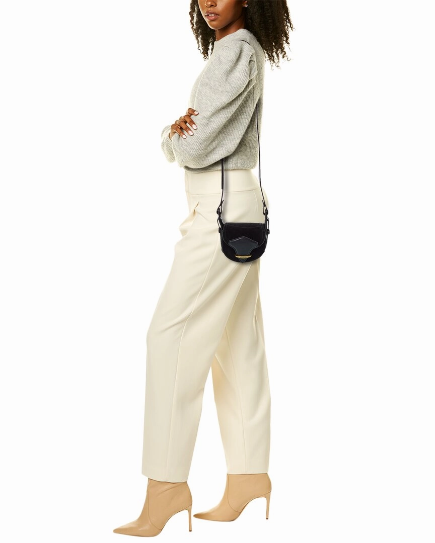 Isabel Marant Botsy Mini Suede & Leather Shoulder Bag