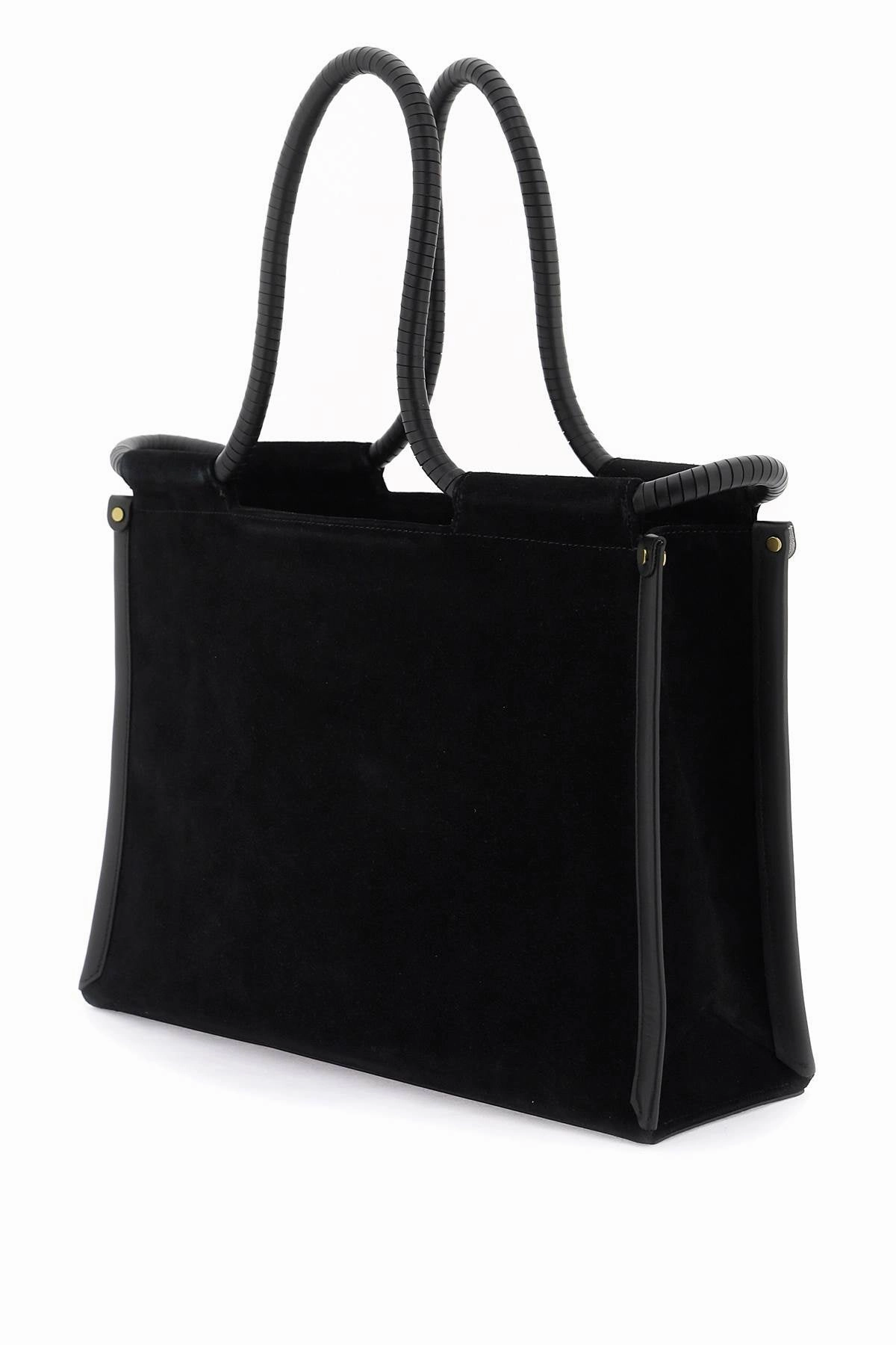 Isabel marant suede toledo tote bag