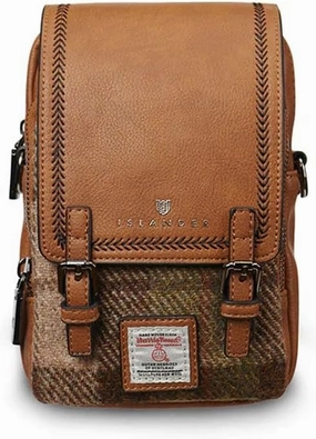 Islander The Baby Jura Crossbody Harris Tweed & Microfibre Leather