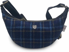 Islander The Luna Bag for Women Harris Tweed Crossbody With Detachable Card Wallet
