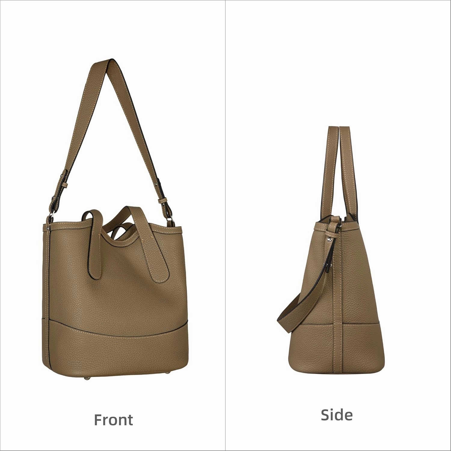 Iswee Genuine Leather Purses for Women Shoulder Handbags Designer Hobo Crossbody Purse Top Handle Purse