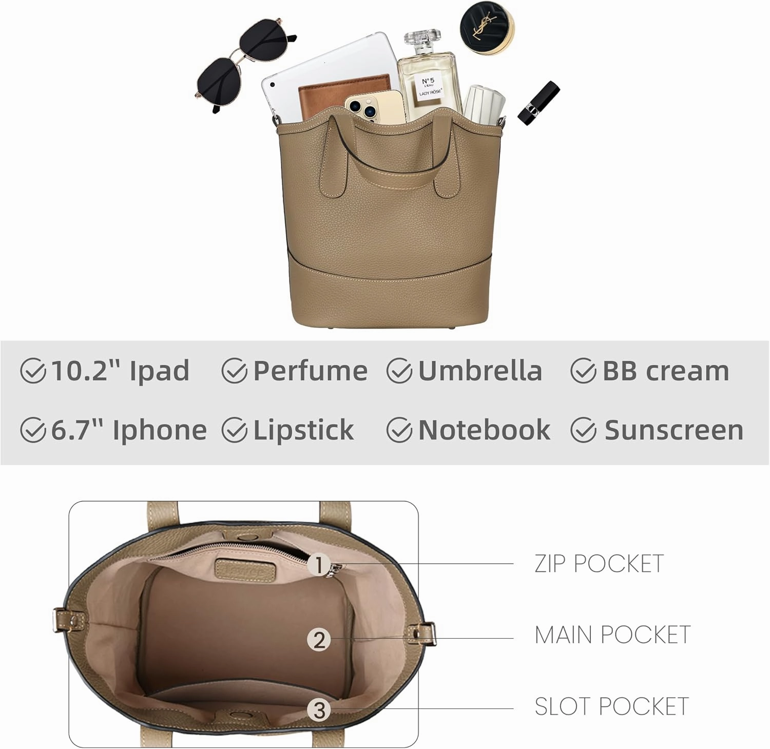 Iswee Genuine Leather Purses for Women Shoulder Handbags Designer Hobo Crossbody Purse Top Handle Purse