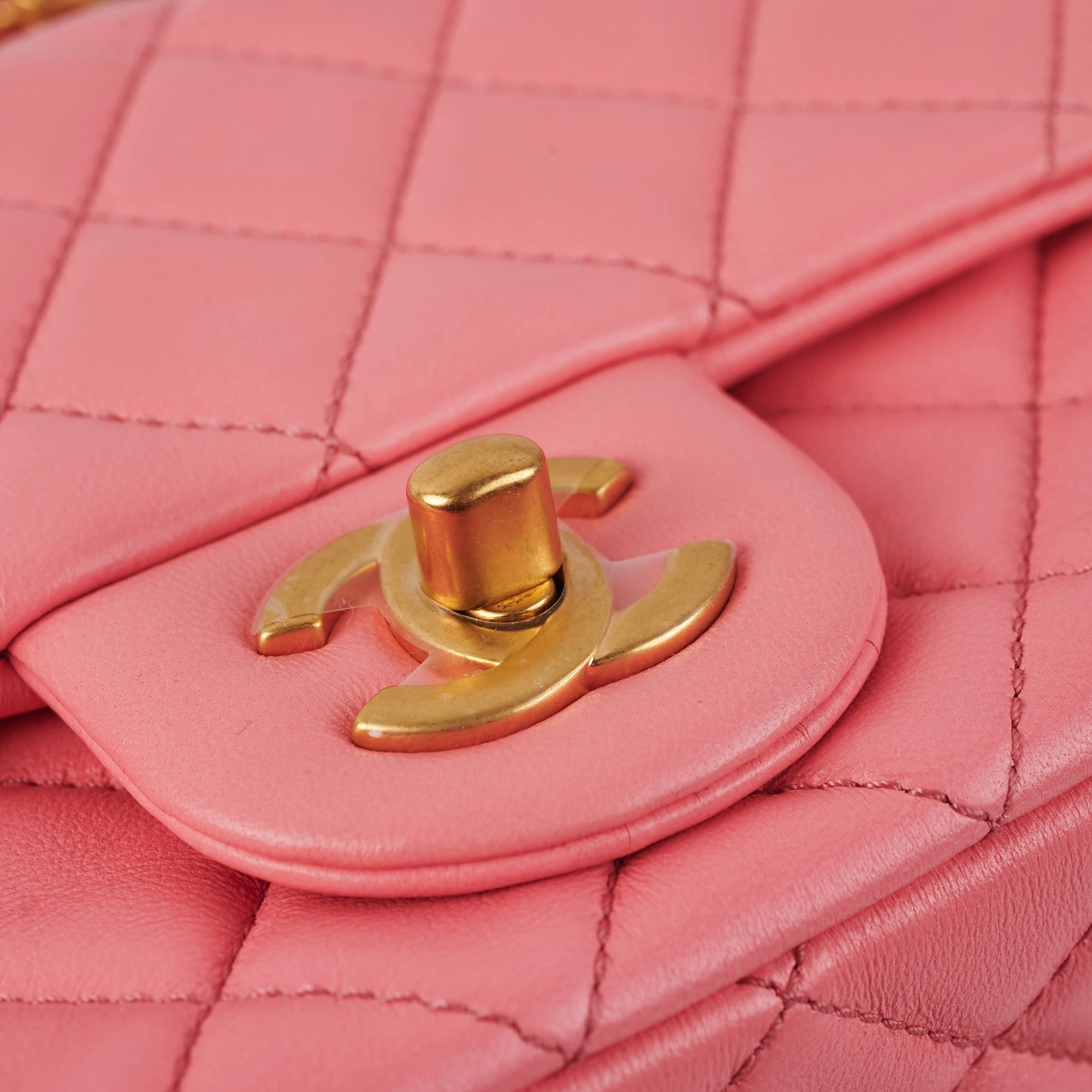ITEM 9 - Chanel Mini Square Pink Microchipped