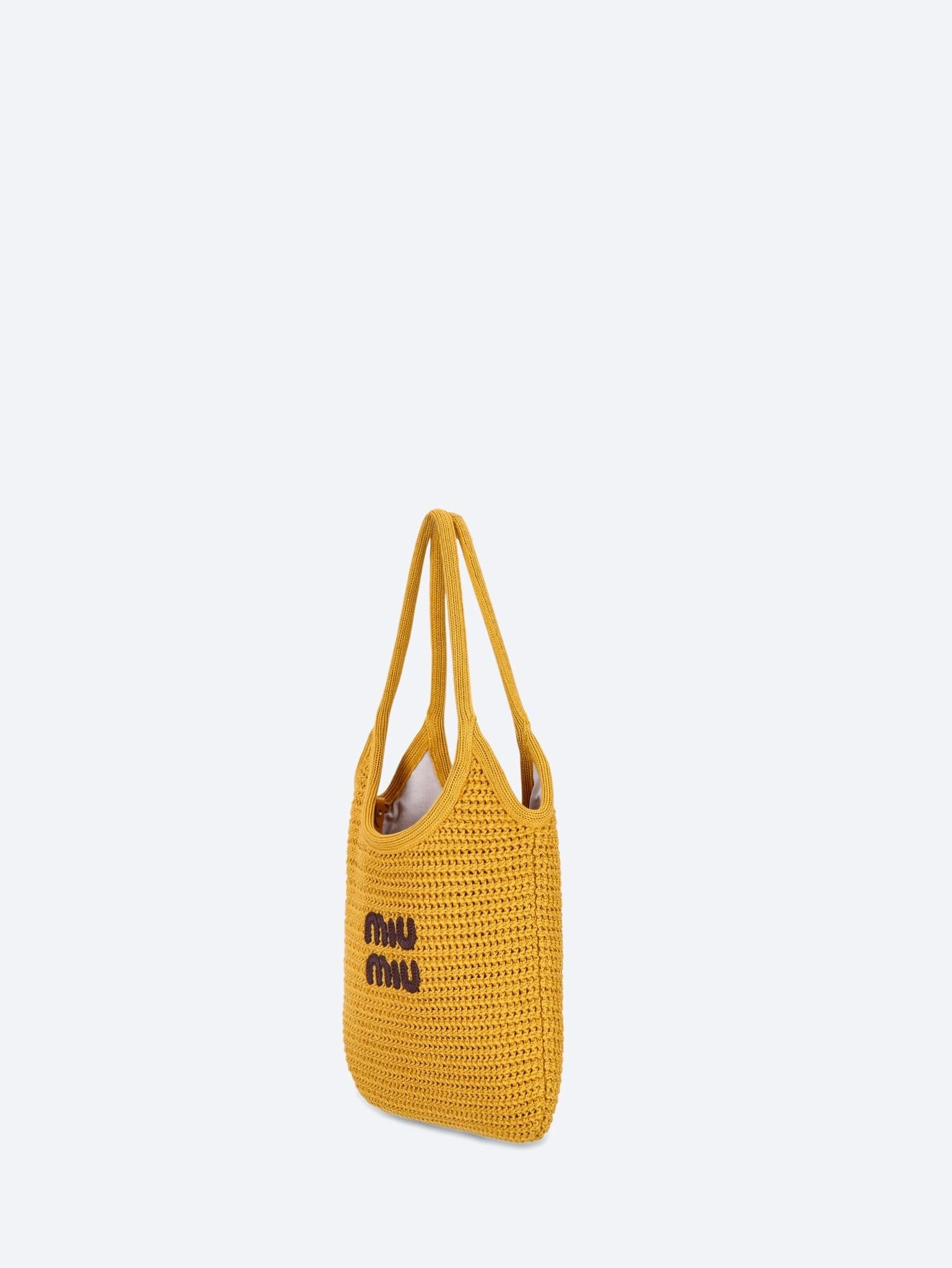 Ivy raffia-effect woven tote bag