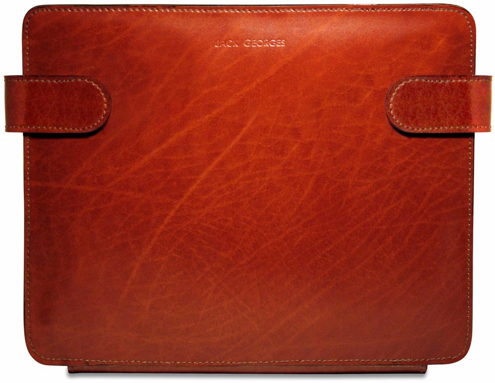 Jack Georges Elements Collection Ipad Cover Snap Closure Leather Case