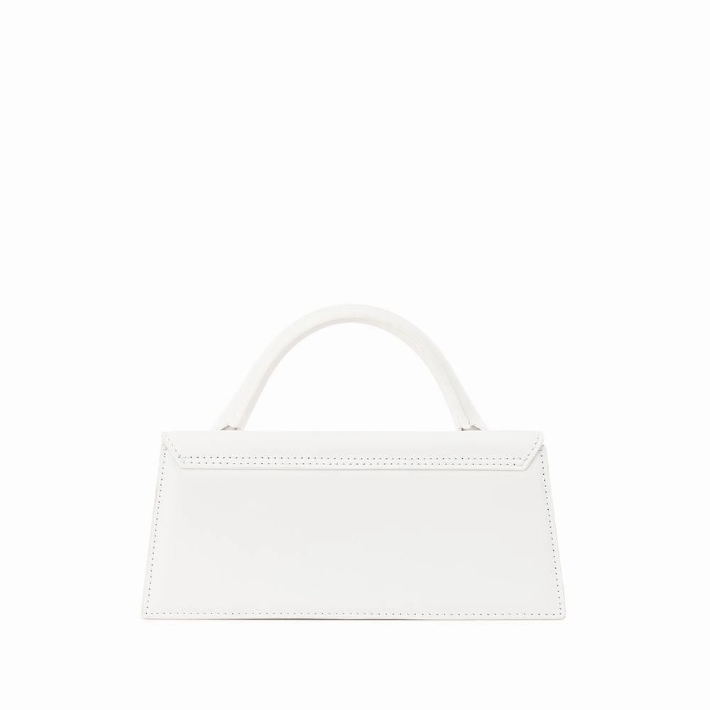 Jacquemus Chic White Leather Handbag for Sophisticated Elegance