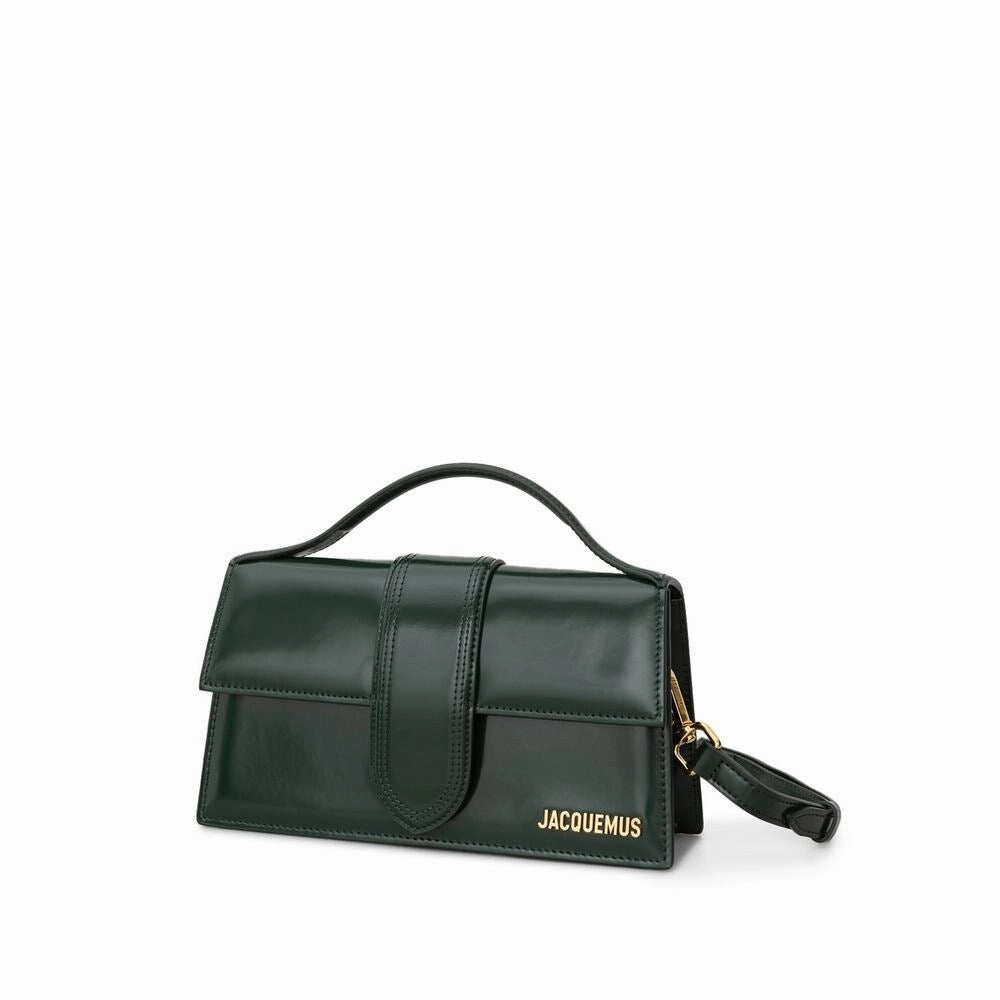 Jacquemus Green Leather Shoulder Women's Bag