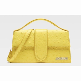 Jacquemus Yellow Leather Handbag
