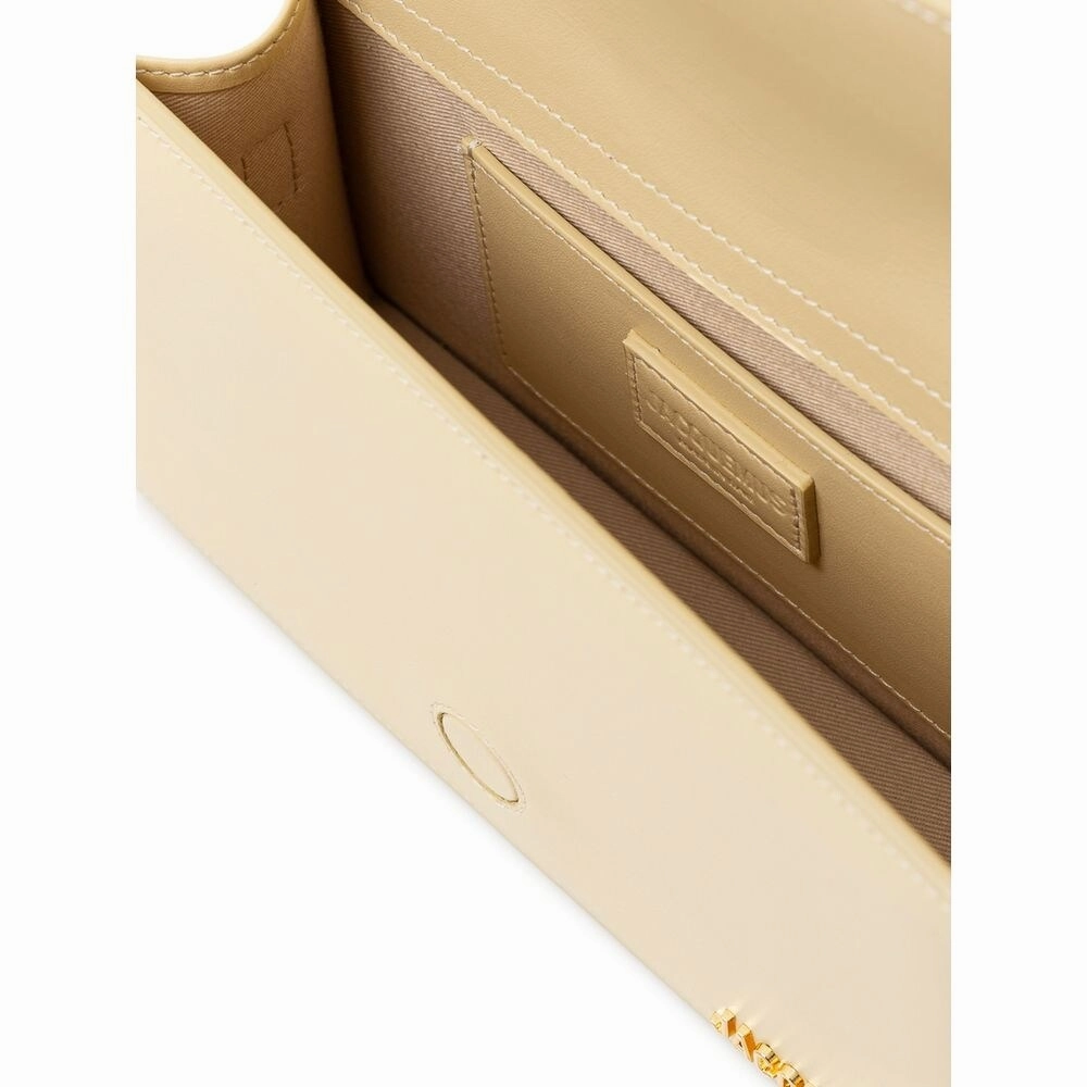 Jacquemus Yellow Leather Shoulder Women's Bag