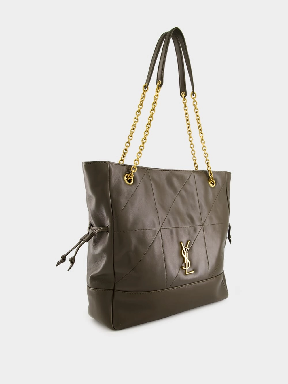 Jamie Shopping Bag in Light Musk Lambskin