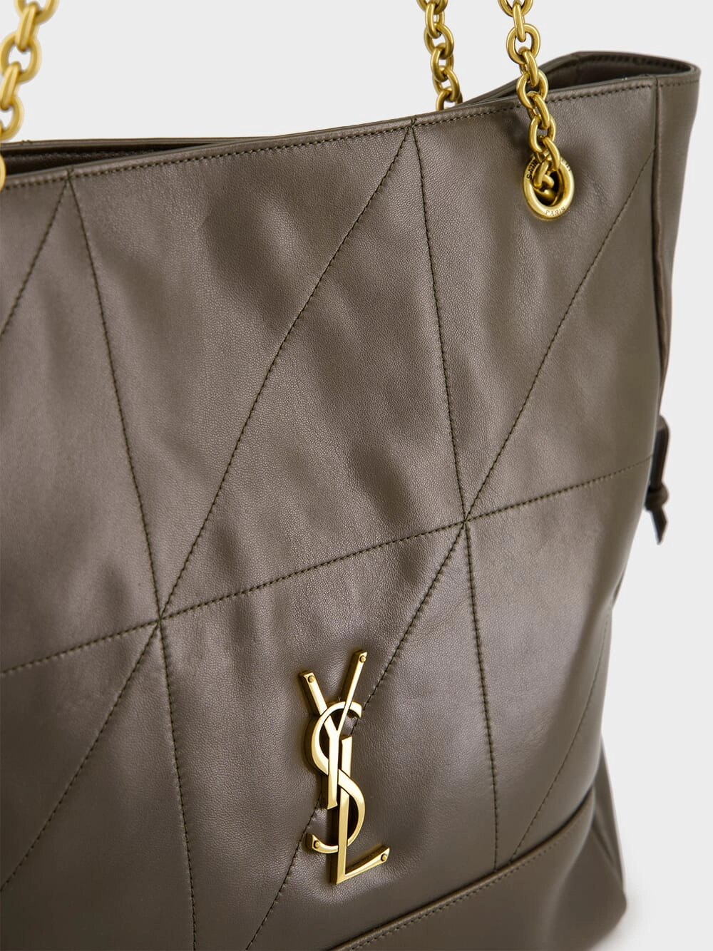 Jamie Shopping Bag in Light Musk Lambskin
