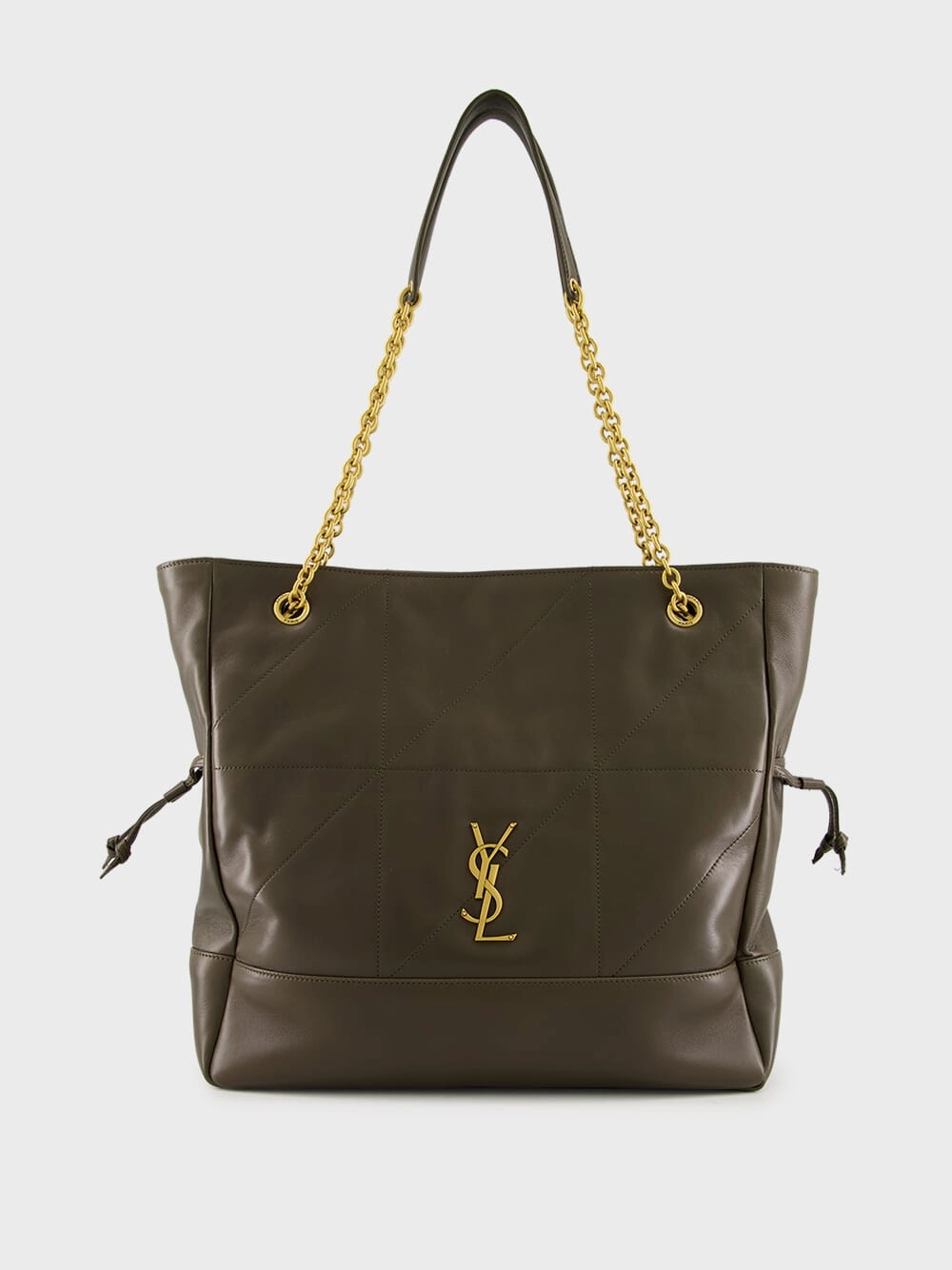 Jamie Shopping Bag in Light Musk Lambskin