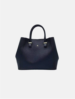 Jane Vegan Leather Handbag | Black