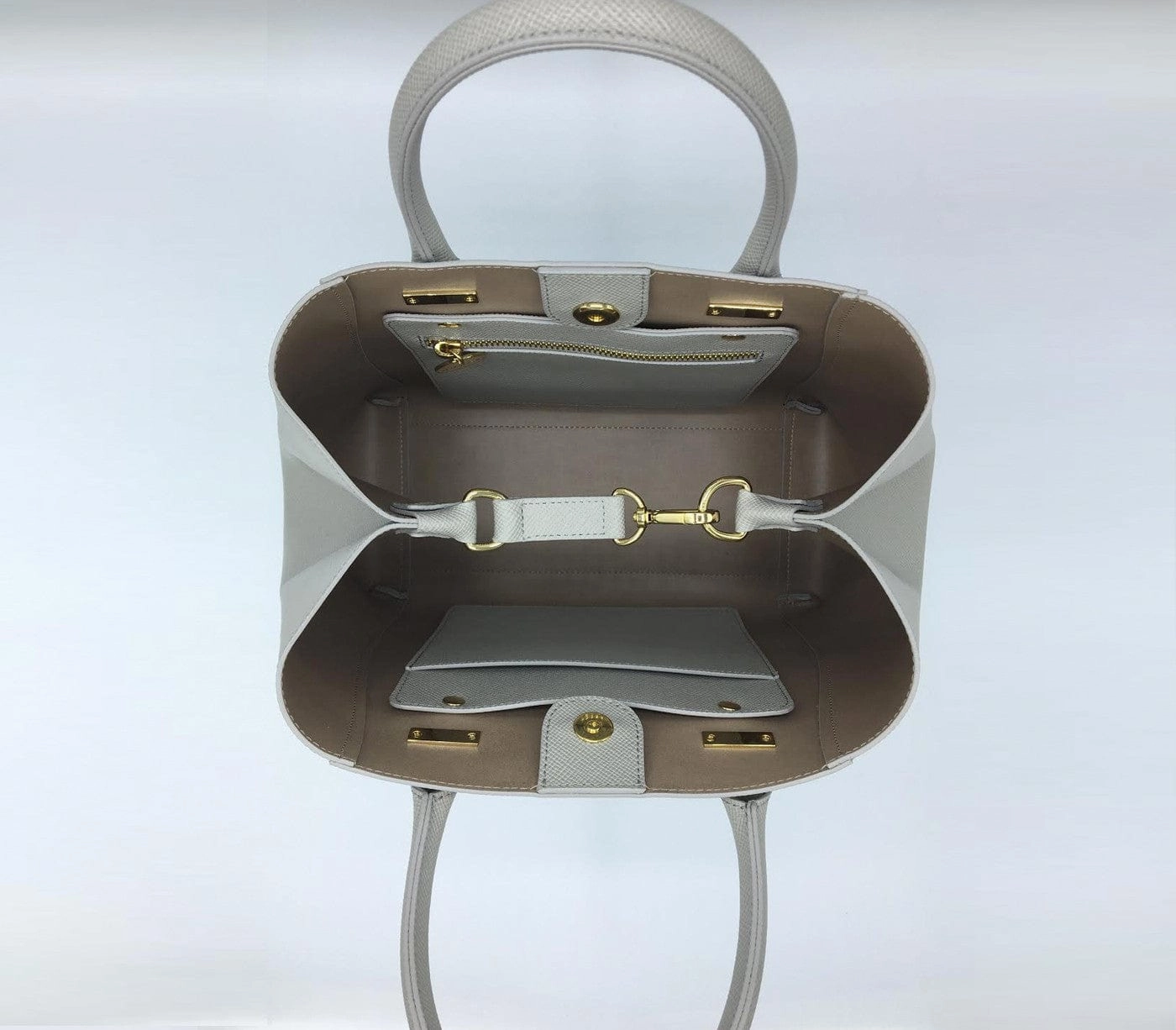 Jane Vegan Leather Handbag | Grey