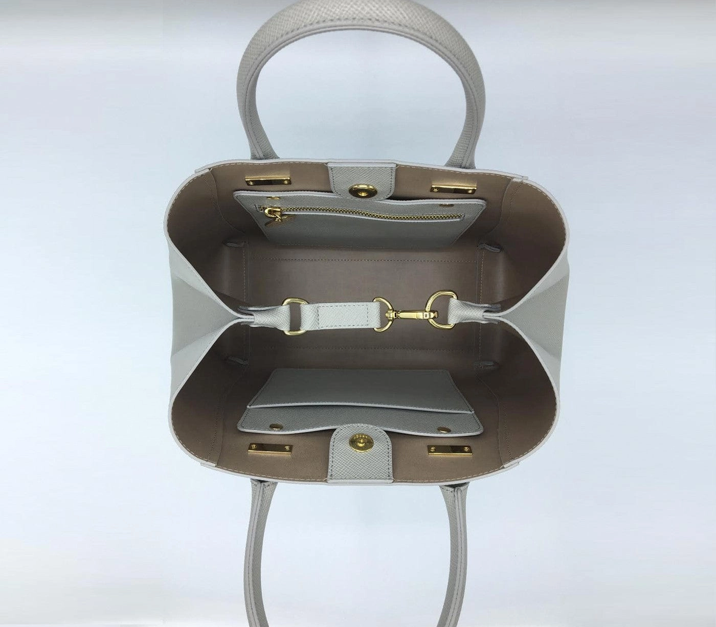 Jane Vegan Leather Handbag | Grey