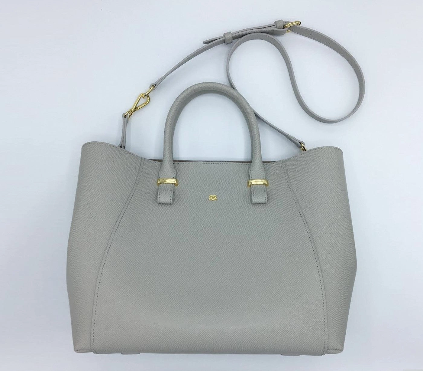Jane Vegan Leather Handbag | Grey