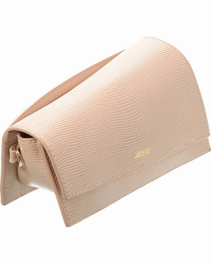 Jason Wu Lizard-Embossed Leather Shoulder Bag