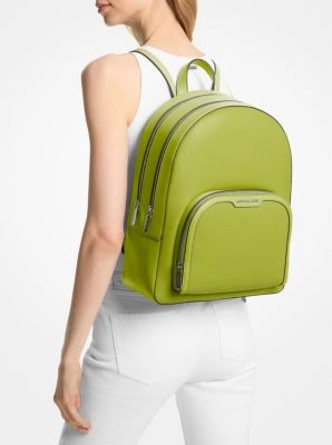 Jaycee Large Pebbled Leather Backpack