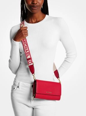 Jet Set Large Leather Crossbody Bag