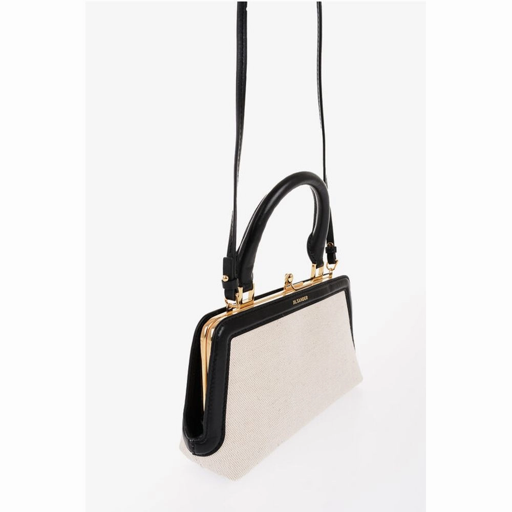 Jil Sander Canvas Minibag with Removable Shoulder Women's Strap