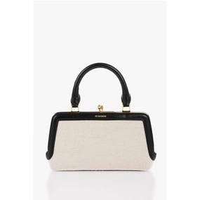 Jil Sander Canvas Minibag with Removable Shoulder Women's Strap